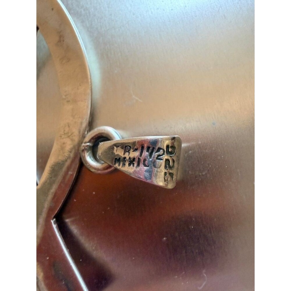 Vintage Taxco Sterling Silver Ichthys Fish Pendant 8.9g